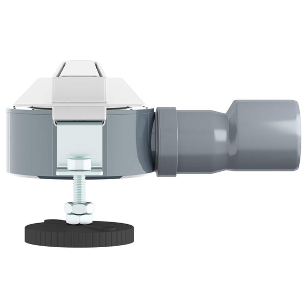 360° Duschablauf Silber Edelstahl 50cm