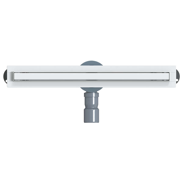 360° Duschablauf Silber Edelstahl 50cm