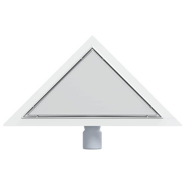 Dreieck Duschablauf Silber 32x32 cm