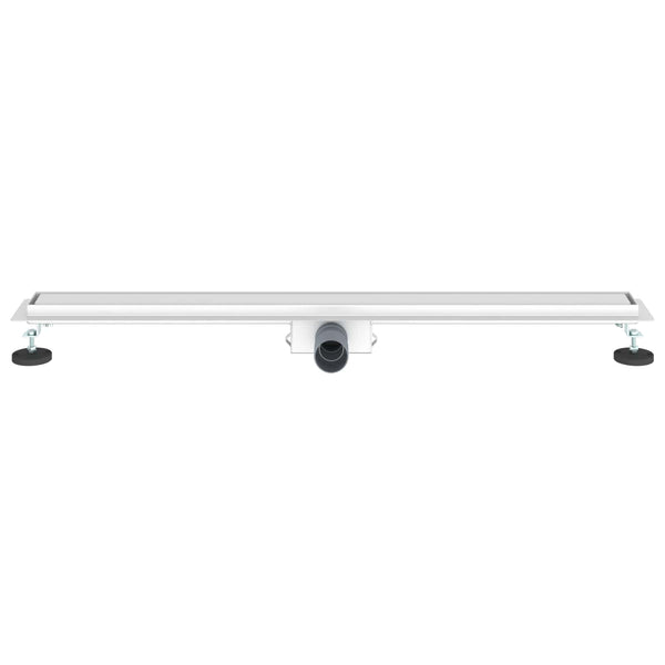 Edelstahl Duschrinne 100 cm Silber