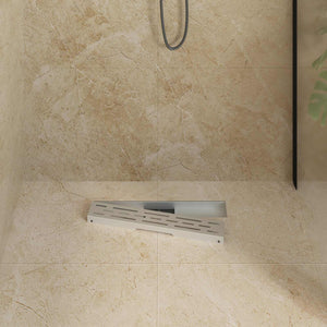 Duschablauf Silber Liniendesign 60cm Edelstahl