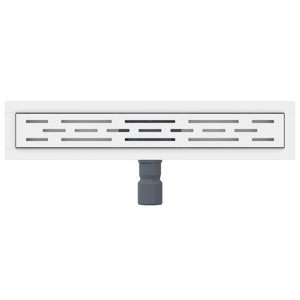 Duschablauf Silber Liniendesign 60cm Edelstahl