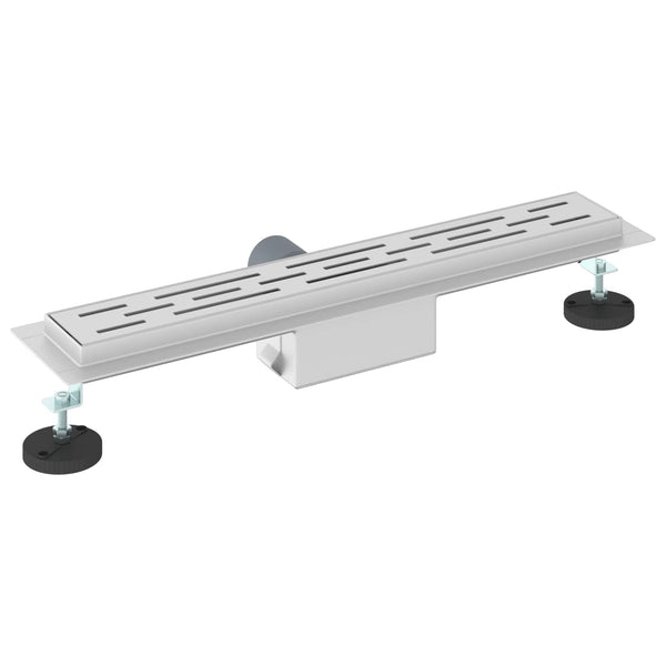 Edelstahl Duschablauf Silber 50 cm