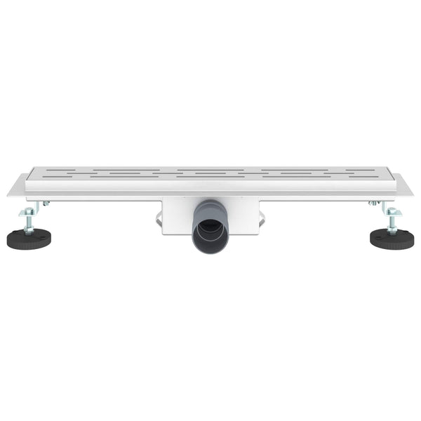 Edelstahl Duschablauf Silber 50 cm