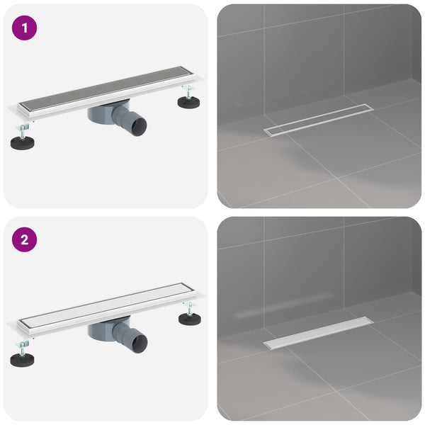 2-in-1 Duschablauf mit Siphon