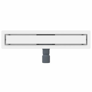 2-in-1 Duschablauf Silber 60cm Edelstahl