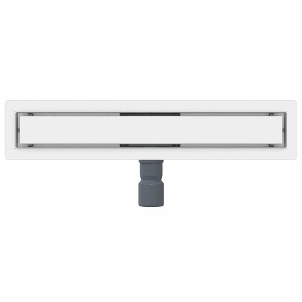 2-in-1 Duschablauf Silber 60cm Edelstahl
