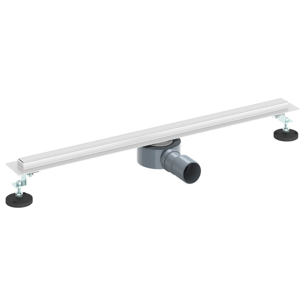 360° Duschablauf Silber 70cm Edelstahl