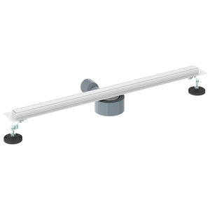 360° Duschablauf Silber 70cm Edelstahl