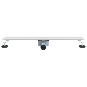 360° Duschablauf Silber 70cm Edelstahl