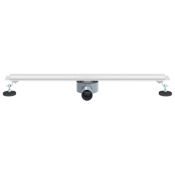 360° Duschablauf Silber 70cm Edelstahl