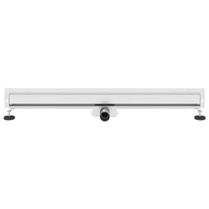 Wandmontierter Duschablauf Silber 100cm