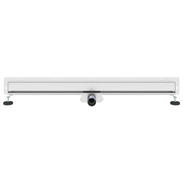 Wandmontierter Duschablauf Silber 100cm