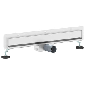 Wandmontierter Duschablauf Silber 60cm