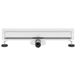 Wandmontierter Duschablauf Silber 60cm