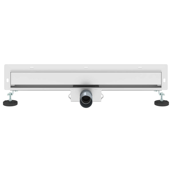 Wandmontierter Duschablauf Silber 60cm