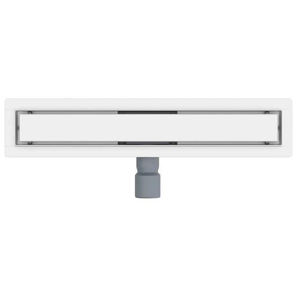 2-in-1 Duschablauf Silber 50cm Edelstahl