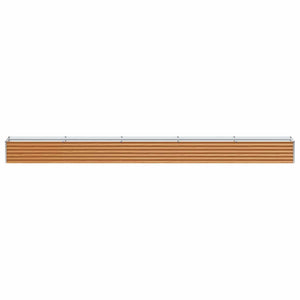 Hochbeet Hellbraun Verzinkter Stahl 485 cm