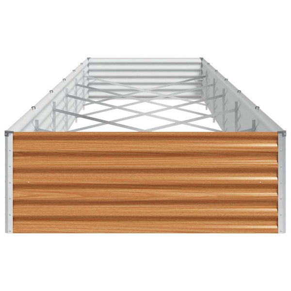 Hochbeet Hellbraun Verzinkt 582x100x36cm