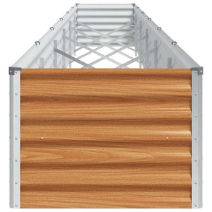 Hochbeet Hellbraun Verzinkter Stahl 582cm