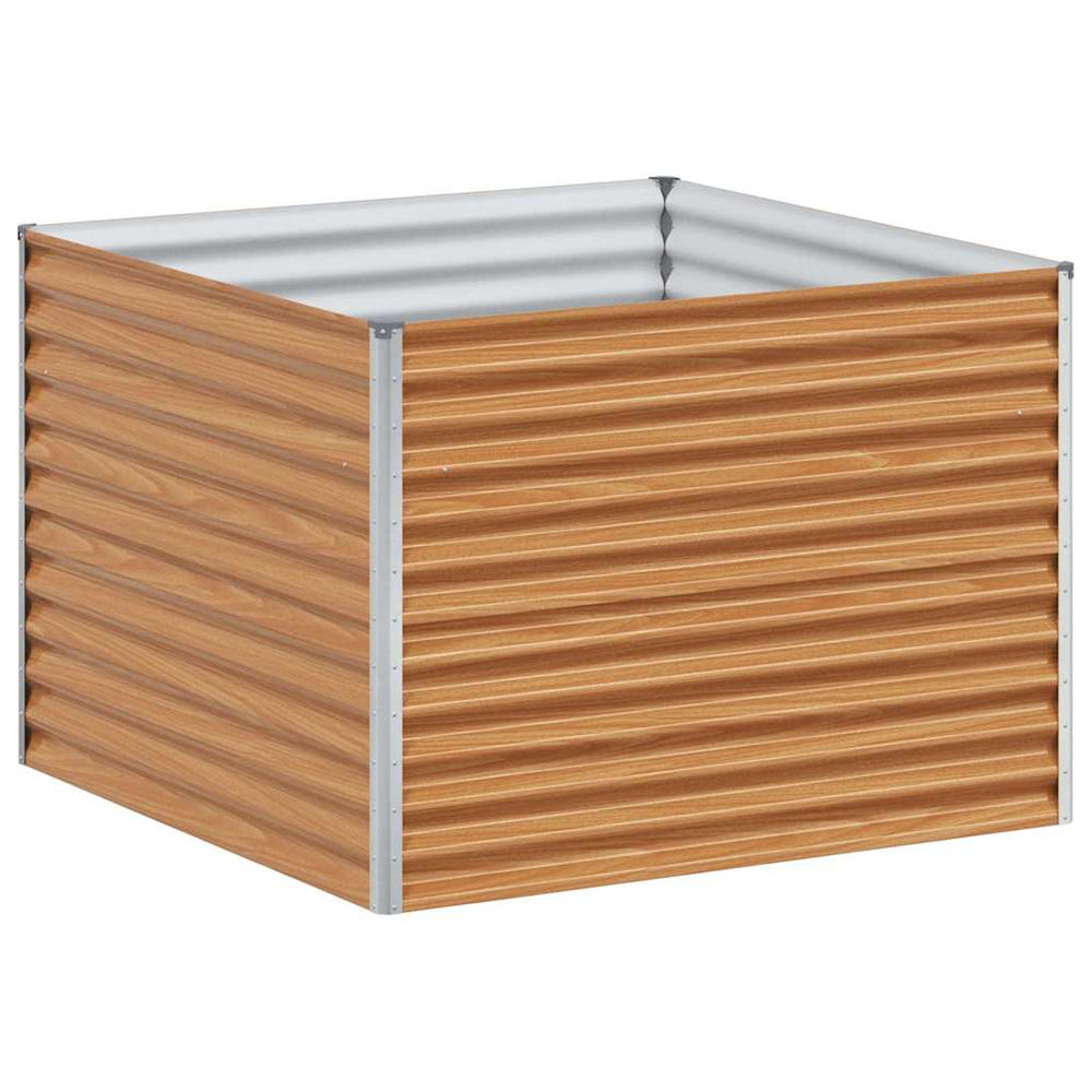 Hochbeet Hellbraun 98x100x68cm Stahl