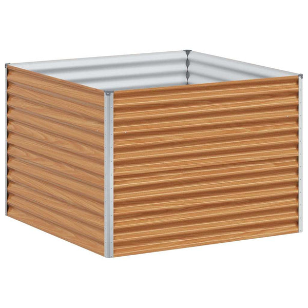 Hochbeet Hellbraun 98x100x68cm Stahl
