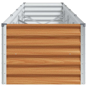 Hochbeet Hellbraun Verzinkter Stahl 390cm