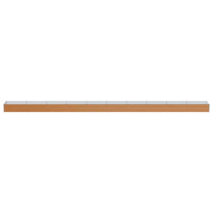 Hochbeet Hellbraun Verzinkter Stahl 97x100x36cm