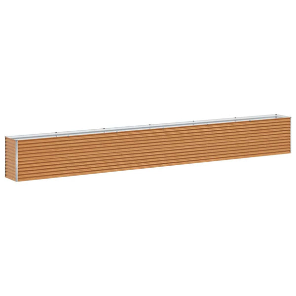 Hochbeet Hellbraun Verzinkter Stahl 582 cm