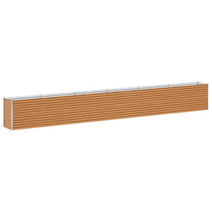 Hochbeet Hellbraun Verzinkter Stahl 582 cm
