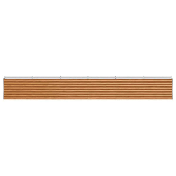 Hochbeet Hellbraun Verzinkter Stahl 582 cm