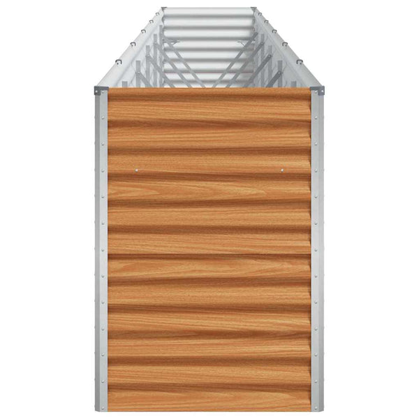 Hochbeet Hellbraun Verzinkter Stahl 582 cm