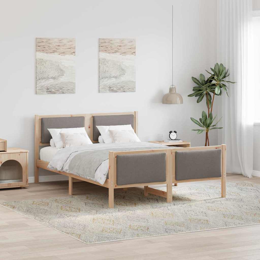 Bettrahmen Taupe 150x200 cm