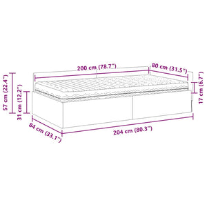 Eckbett mit Matratze Creme Stoff