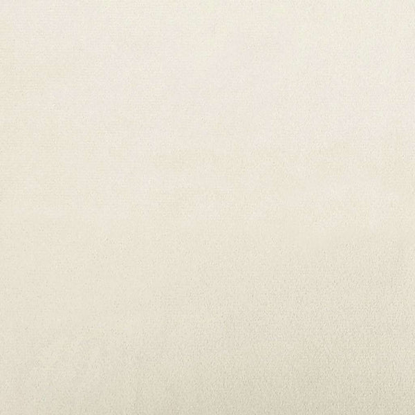 Eckbettgestell Creme Samt 80x200 cm