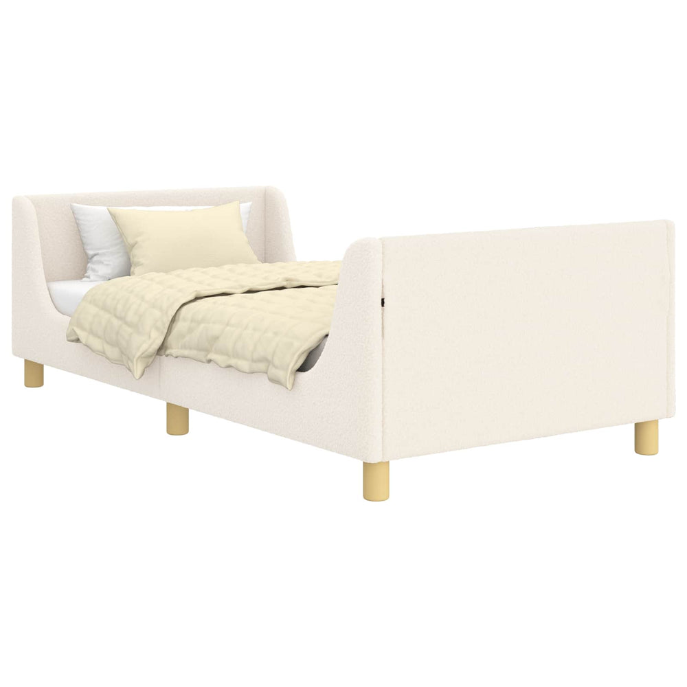 Kinderbettgestell Creme 90x190 cm
