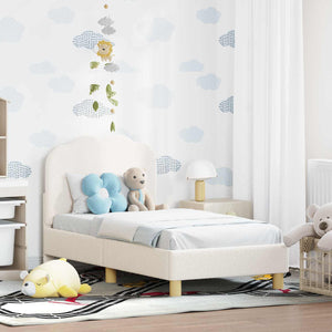 Kinderbettgestell Creme 70x140 cm