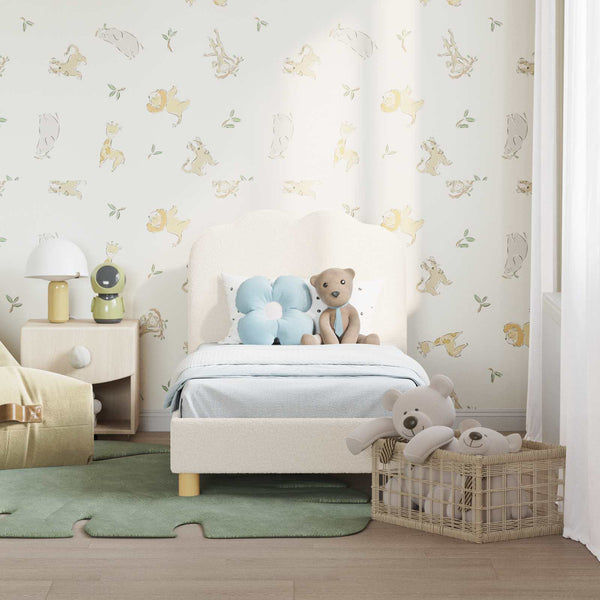 Kinderbettgestell Creme 70x140 cm