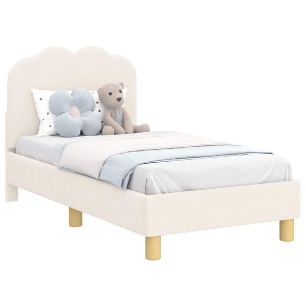 Kinderbettgestell Creme 70x140 cm