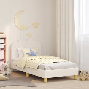 Kinderbettgestell Creme 80x160 cm