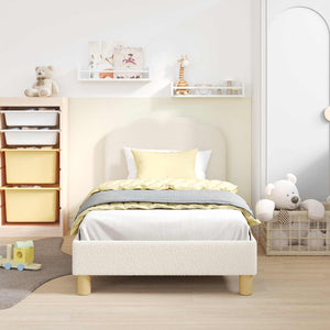 Kinderbettgestell Creme 80x160 cm