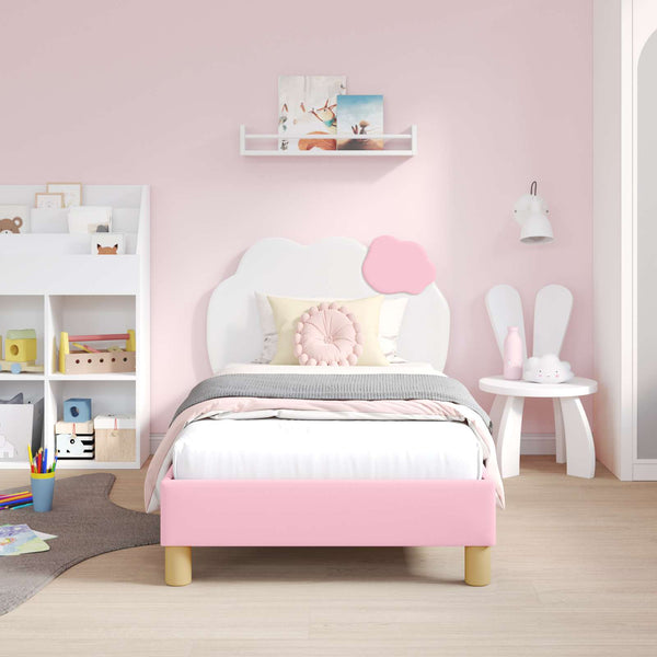 Kinderbettgestell Rosa 80x160 cm
