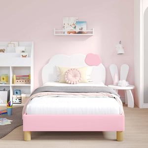 Kinderbettgestell Rosa 90x190 cm