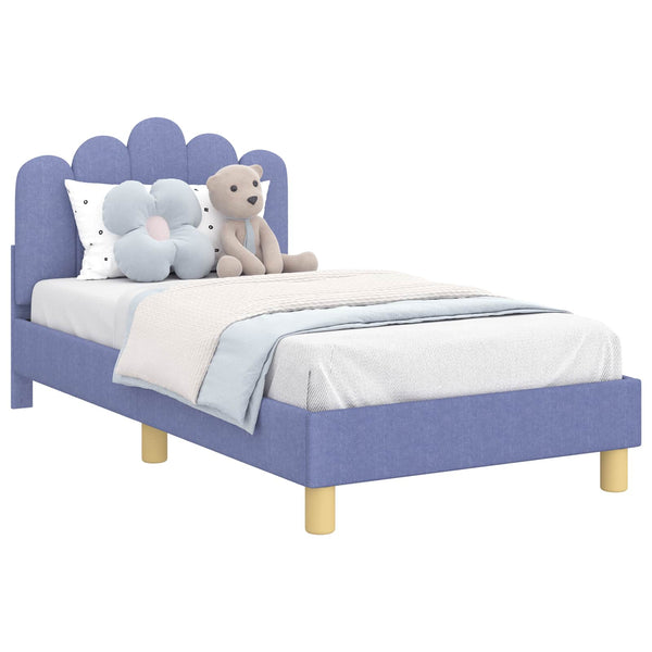 Kinderbett 80x160 cm Jeans Blau
