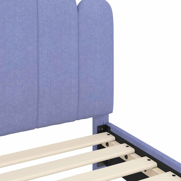 Kinderbett 90x190 cm Jeans Blau