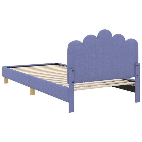 Kinderbett 90x190 cm Jeans Blau