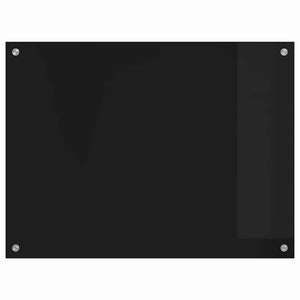 Schwarze Küchenrückwand Glas 80x60 cm