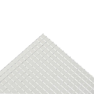 Spiegel Mosaikfliesen Geometrisch Silber 30x30cm 3er Set