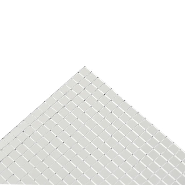 Spiegel Mosaikfliesen Silber Geometrisch 30x30cm