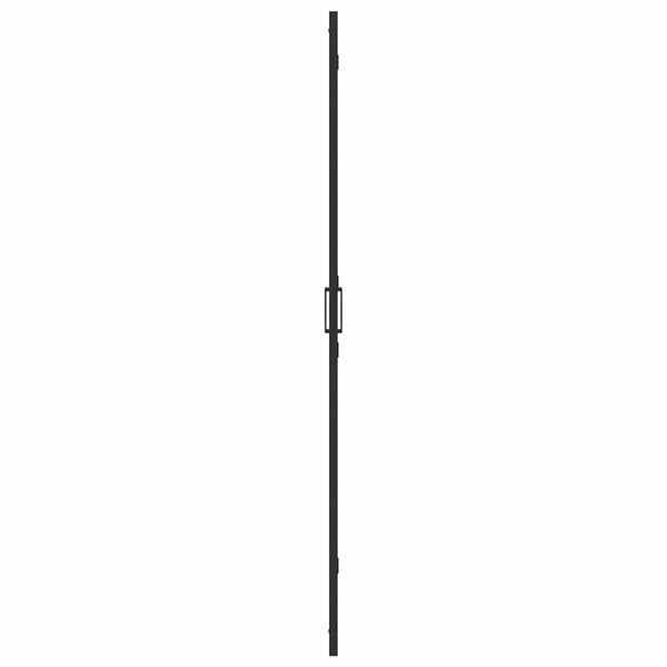 Schwarze Walk-In Duschwand 90x190cm